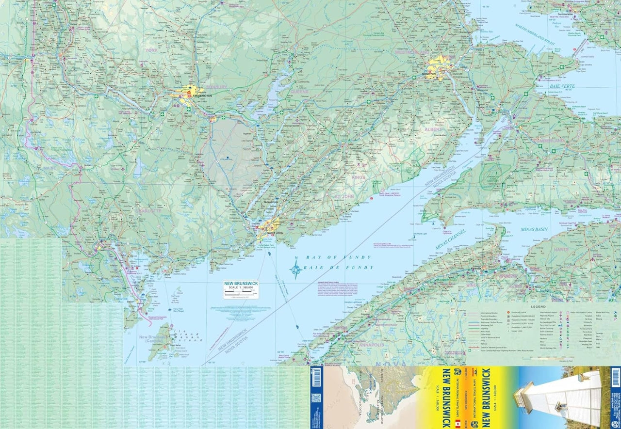 New Brunswick / Nouveau-Brunswick - 1:360.000 ITM