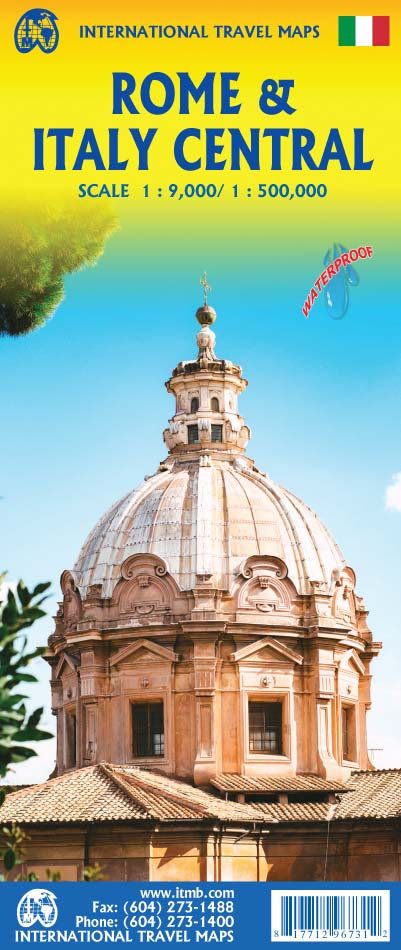 Rome and Central Italy - ITM Travel Map