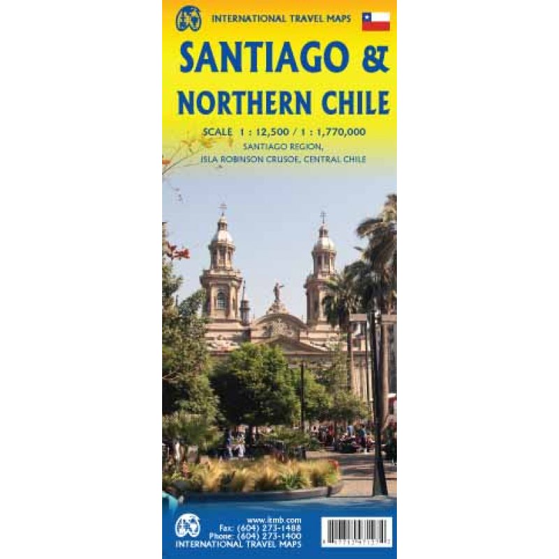 Santiago de Chile 1 : 12 500 / Northern Cile 1 : 770 000 - ITM