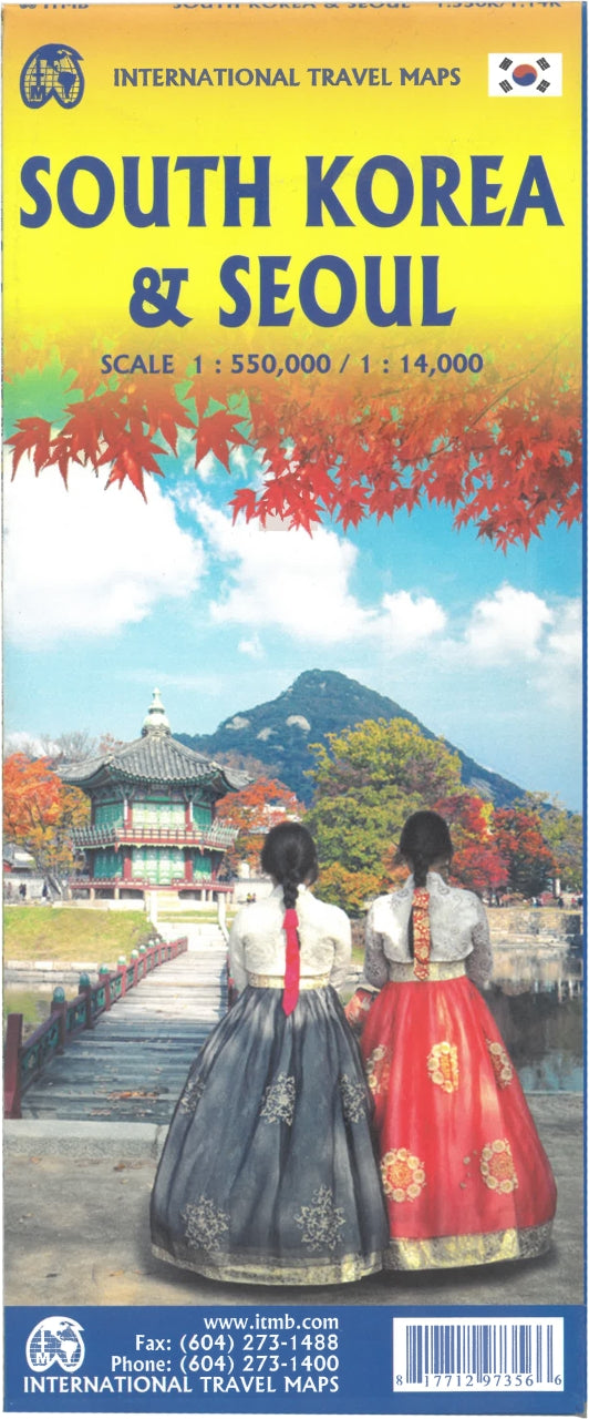 South Korea and Seoul - 1:550,000 / 1:14,000 ITM