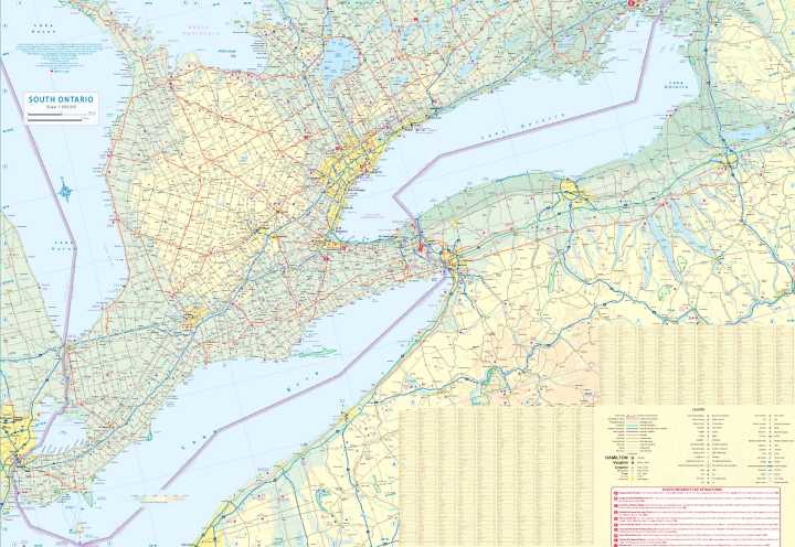 Toronto and Southern Ontario ITM - 1:12.000/ 1:600.000