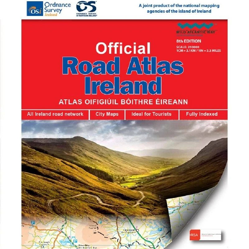 Irland Straßenatlas 1:210.000 - Ordnance Survey