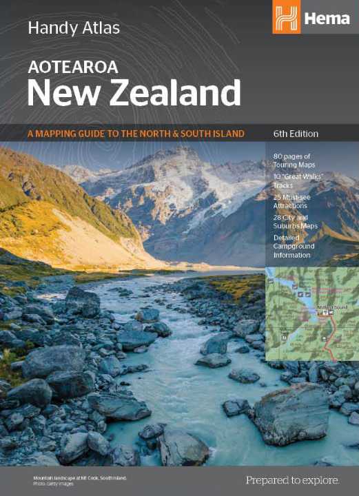 New Zealand Handy Atlas - Straßenatlas Neuseeland