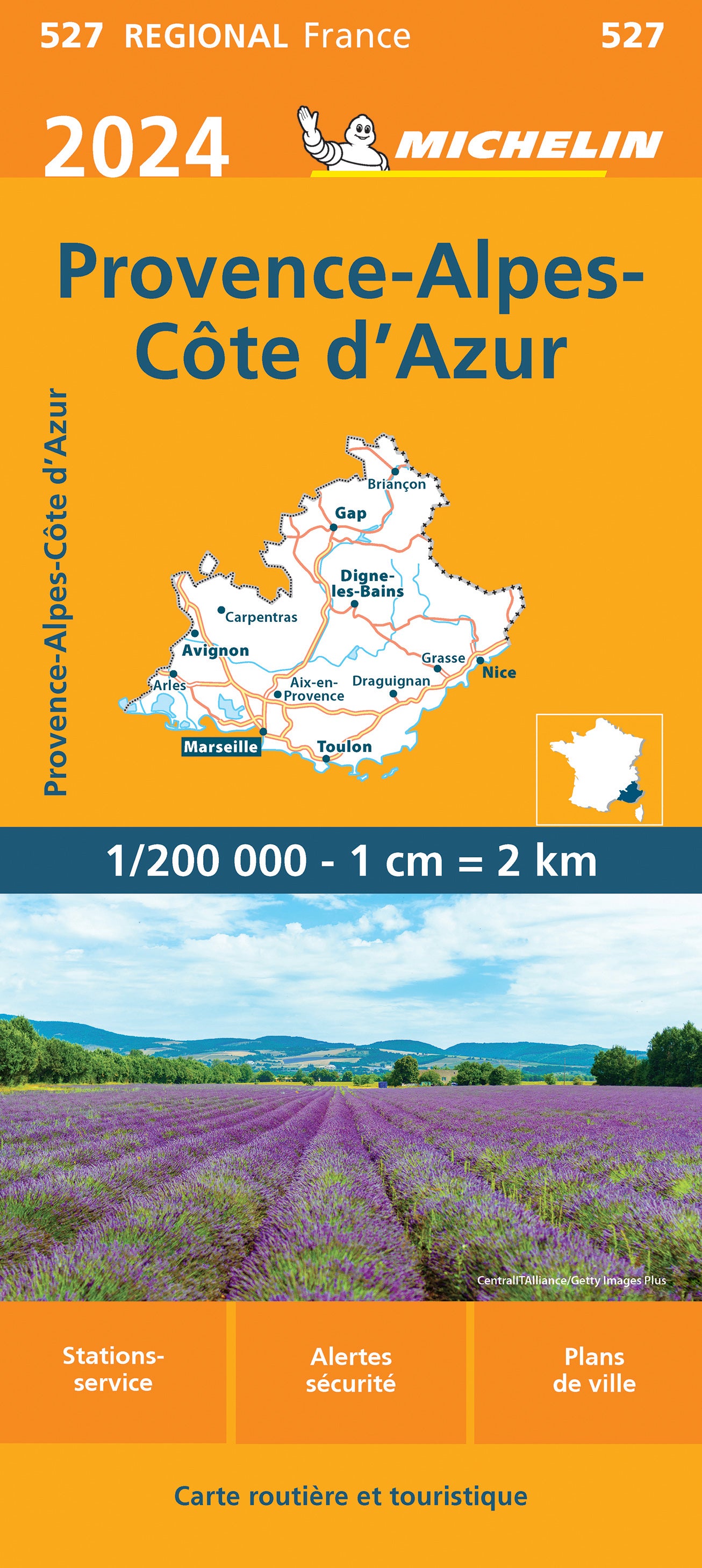 Michelin Regionalkarten Frankreich 1:200.000