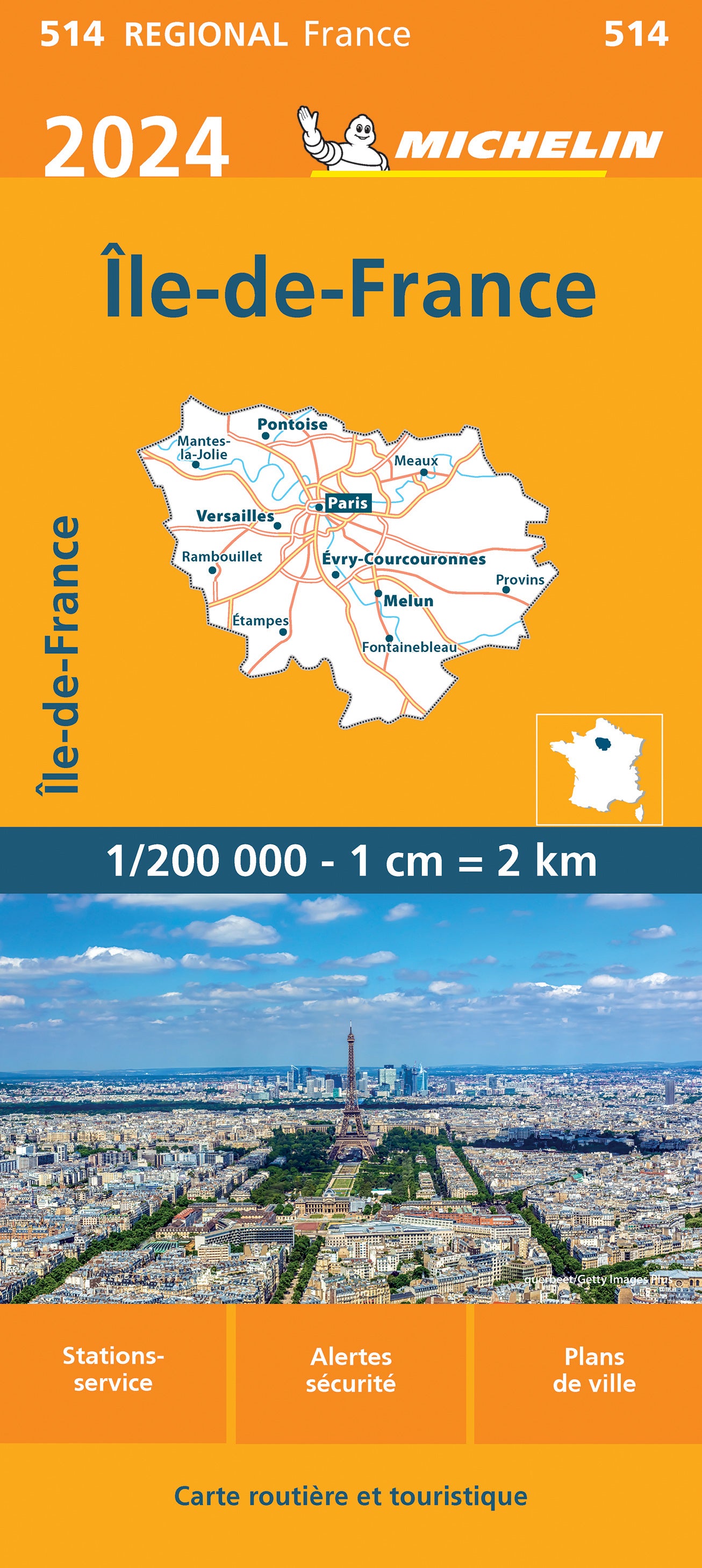 Michelin Regionalkarten Frankreich 1:200.000