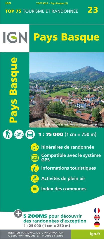 Pays Basque 1:75.000