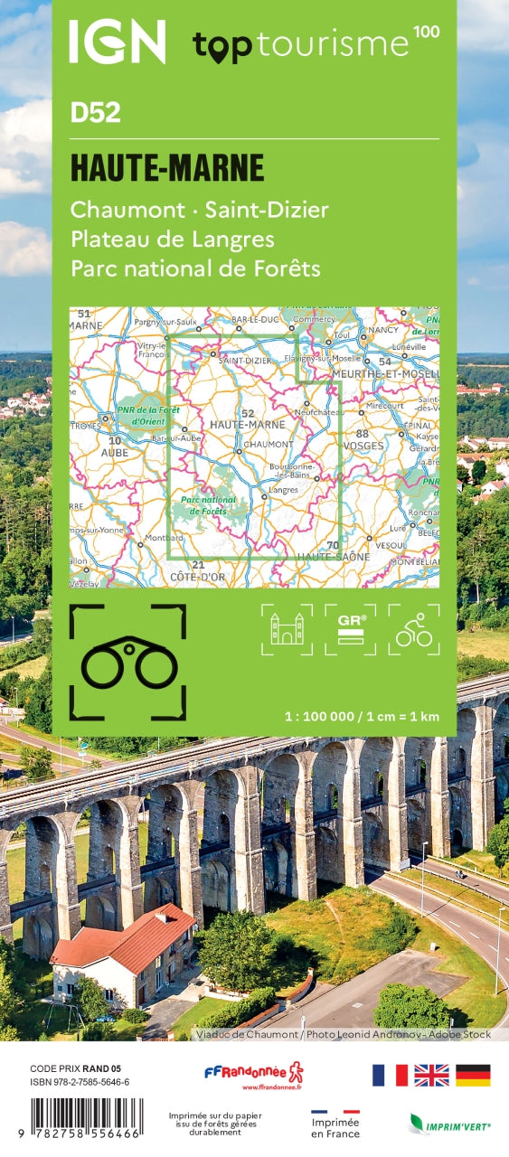 Frankreich 1:100.000 - Fahrradkarten - Topographische Karten der Departements