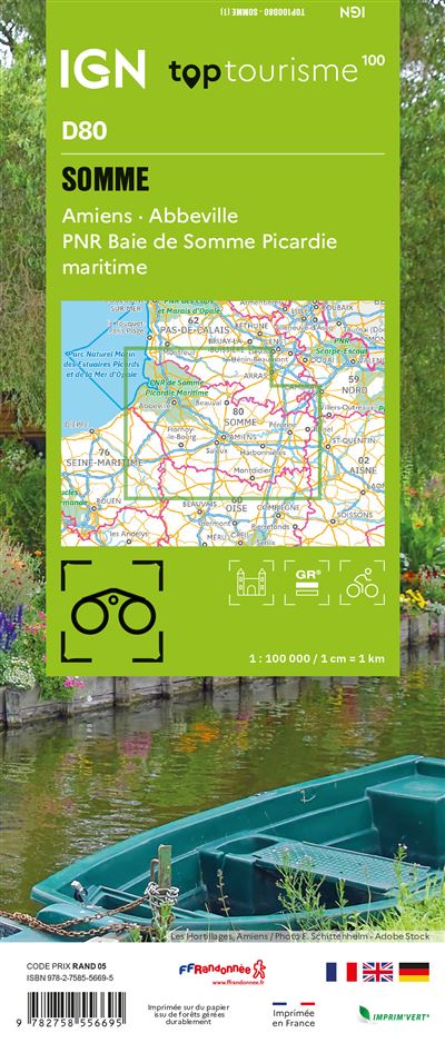 Frankreich 1:100.000 - Fahrradkarten - Topographische Karten der Departements