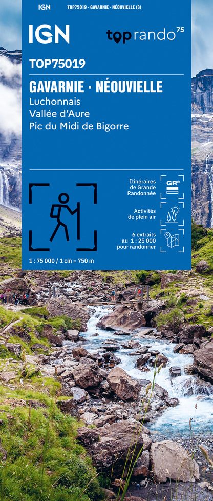 Gavarnie - Neouvielle 1:75.000
