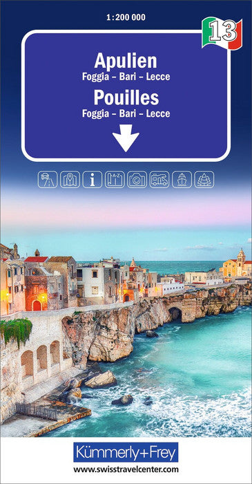 Italien 1:200.000 Kümmerly + Frey Straßenkarten