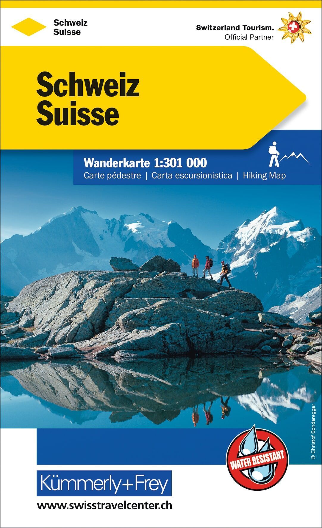 Schweiz Wanderkarte - 1:301.000