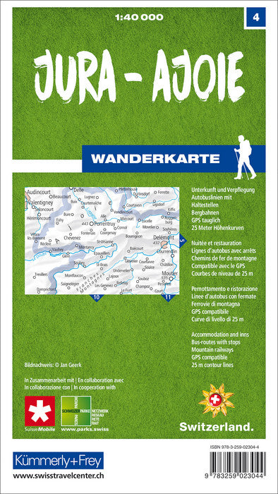 Wanderkarten Schweiz - 1:40.000 - Kümmerly & Frey