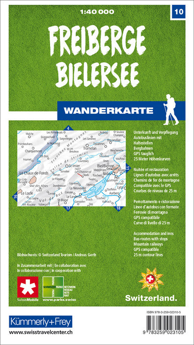 Wanderkarten Schweiz - 1:40.000 - Kümmerly & Frey