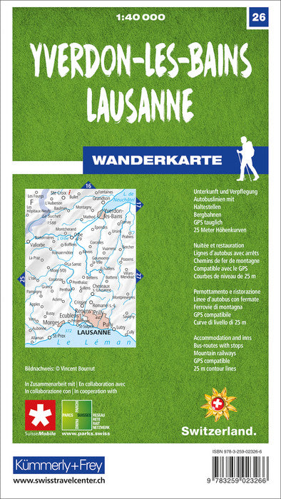 Wanderkarten Schweiz - 1:40.000 - Kümmerly & Frey