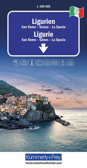 Italien 1:200.000 Kümmerly + Frey Straßenkarten