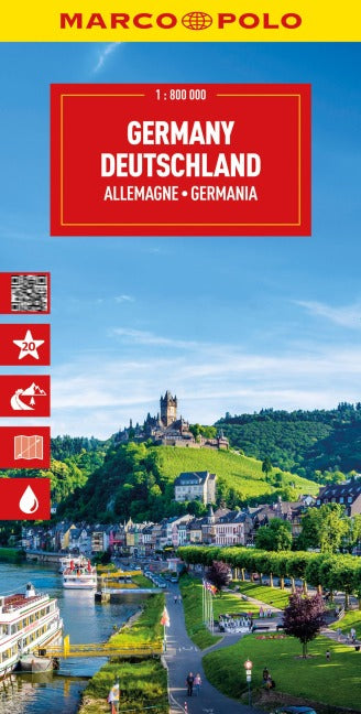 Deutschland 1:800.000 - Marco Polo Länderkarte