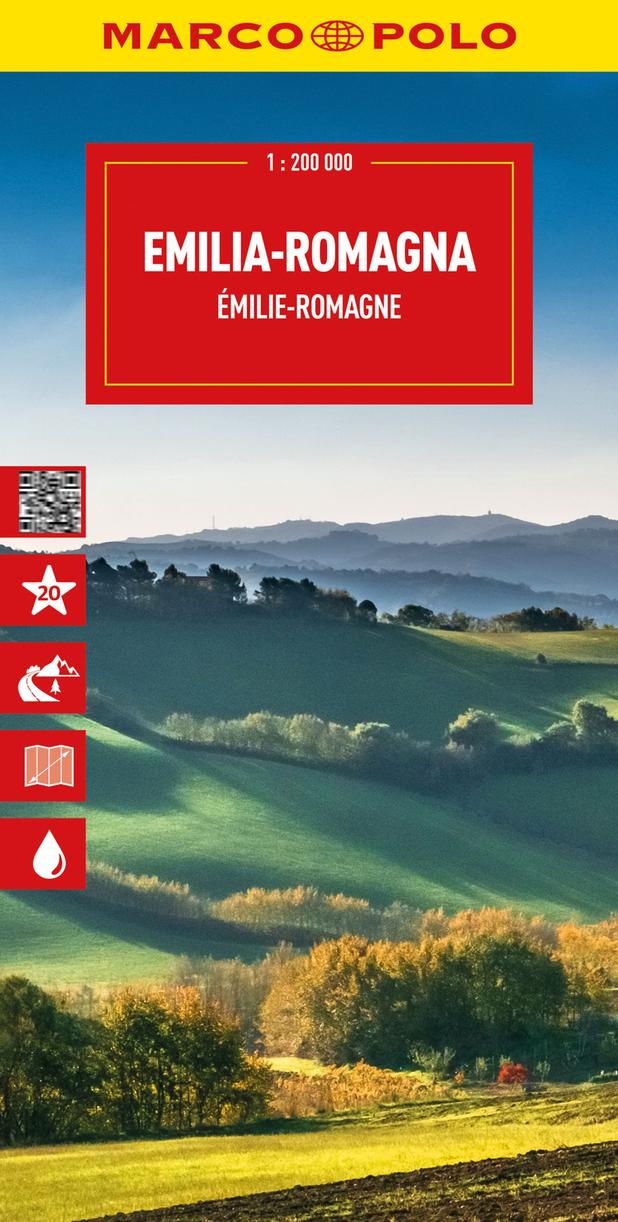 Emilia Romagna 1:200.000 - Marco Polo Straßenkarte Italien 06