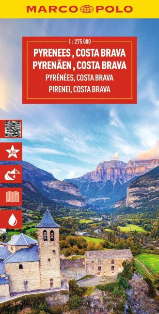 Pyrenäen, Costa Brava 1:275.000