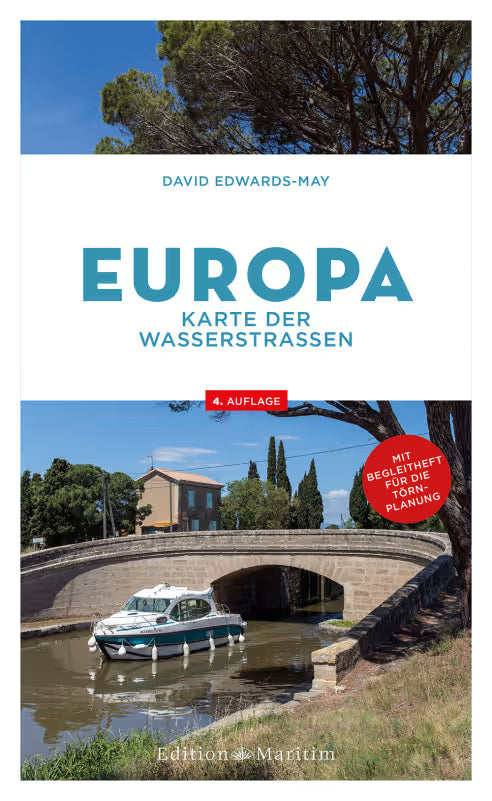 Europa - Karte der Wasserstraßen - Delius Klasing