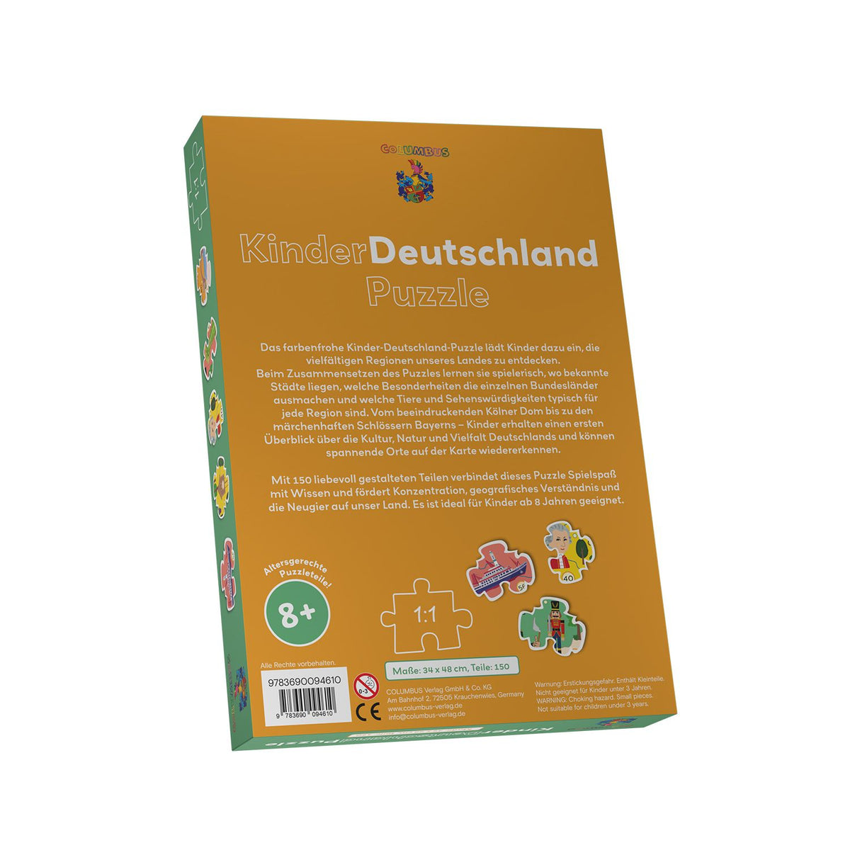 Kinder-Deutschlandkarte als Puzzle