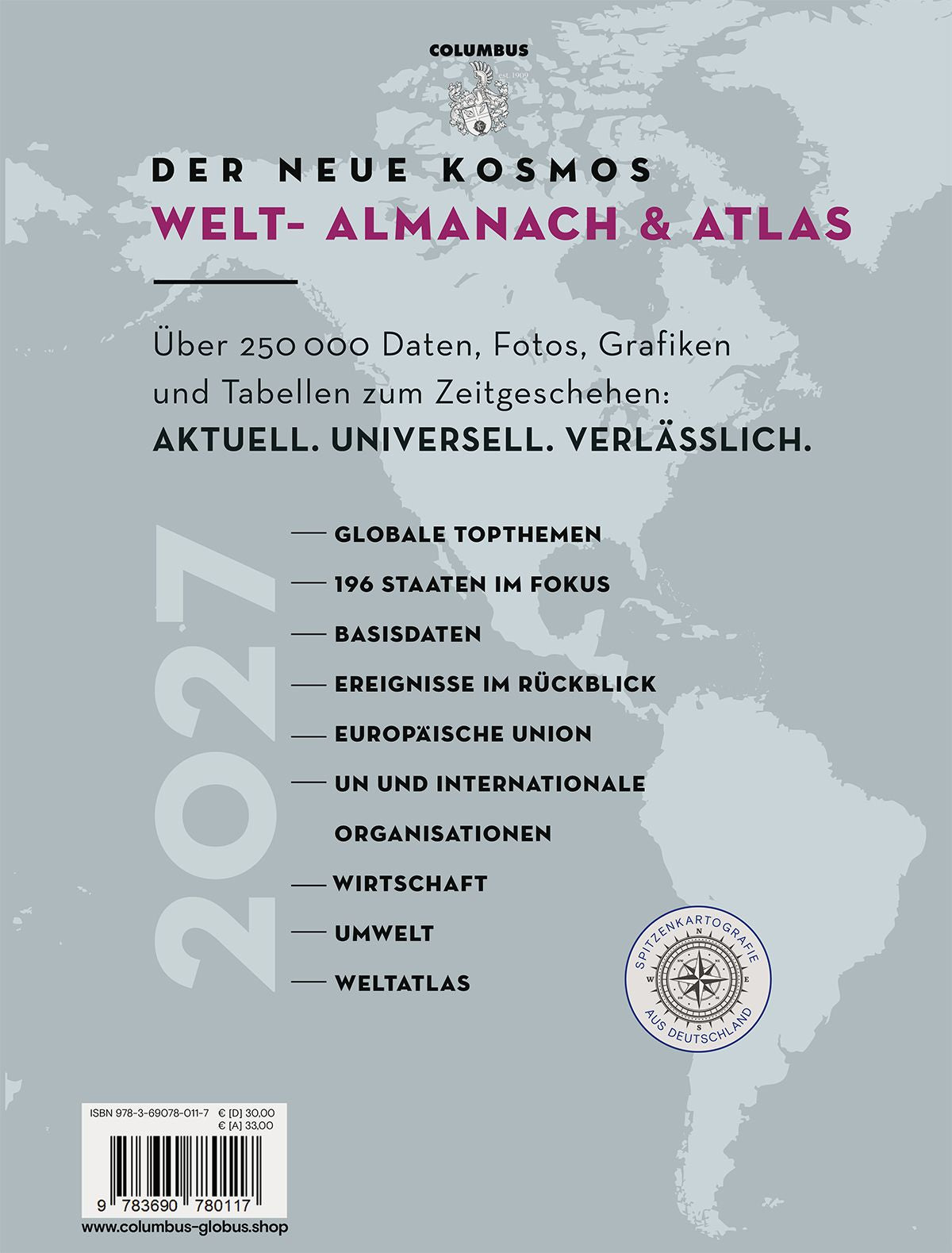 Kosmos Weltalmanach & Atlas 2027