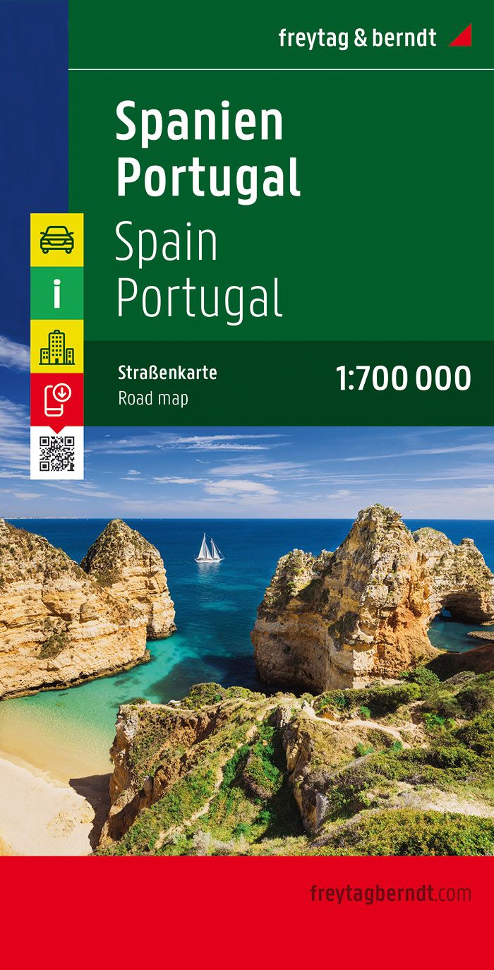 Spanien-Portugal - 1:700.000 Freytag & Berndt Straßenkarte