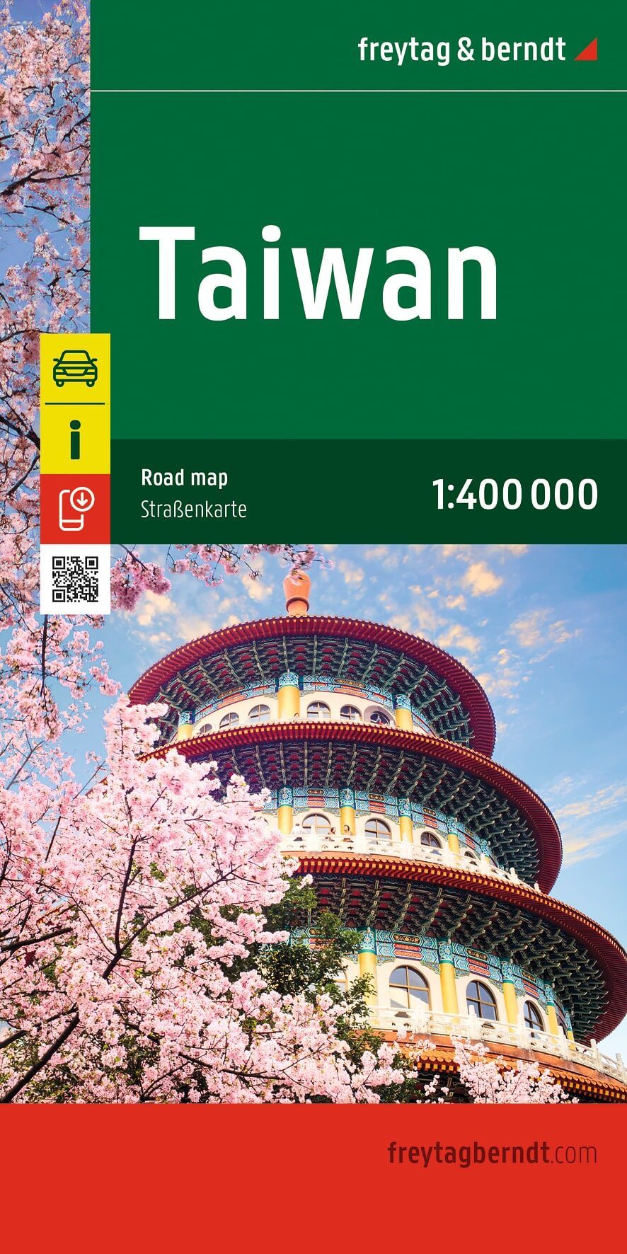 Taiwan - Straßenkarte 1:400.000
