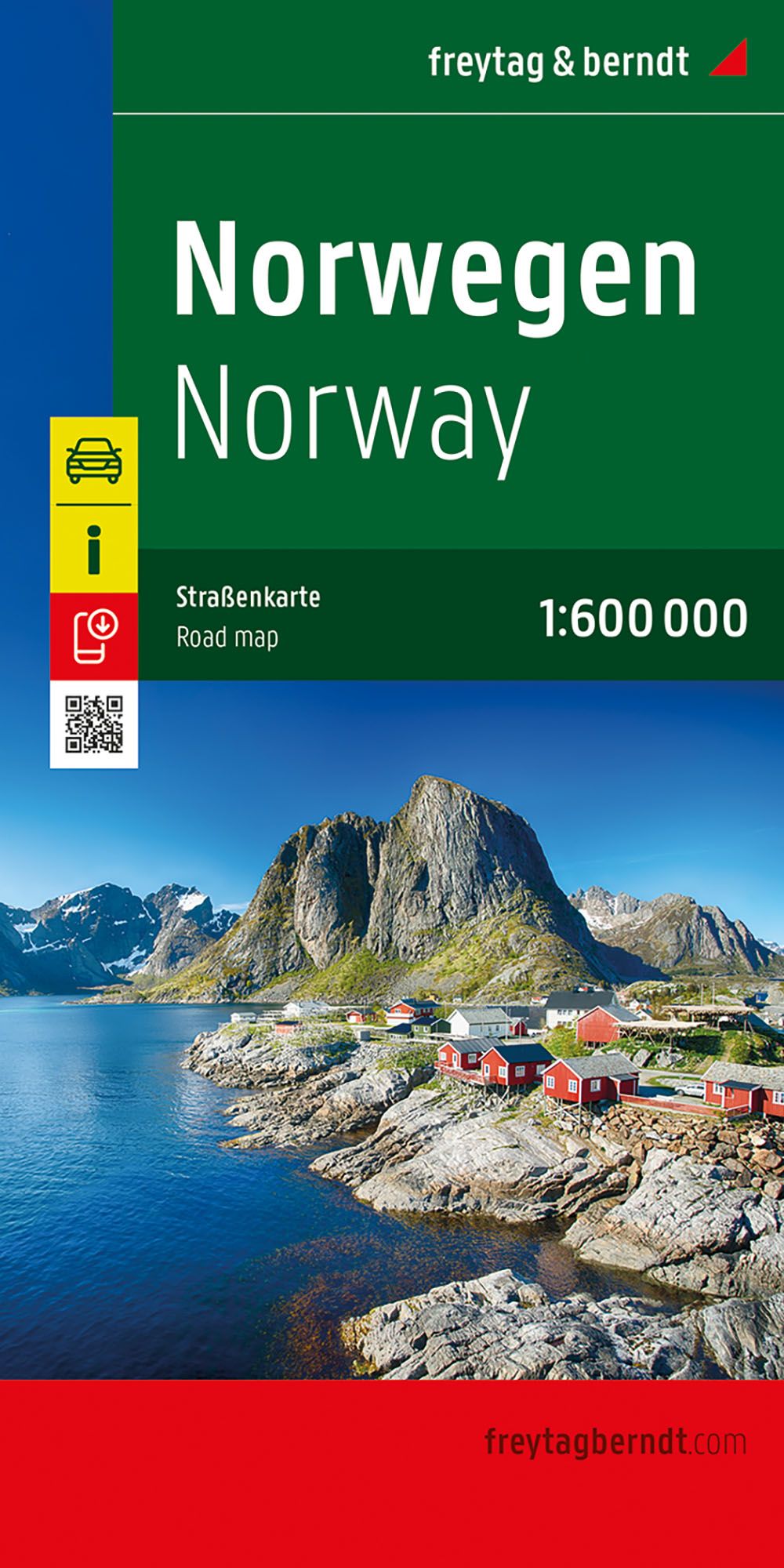 Norwegen 1:600.000 - Freytag & Berndt Straßenkarte