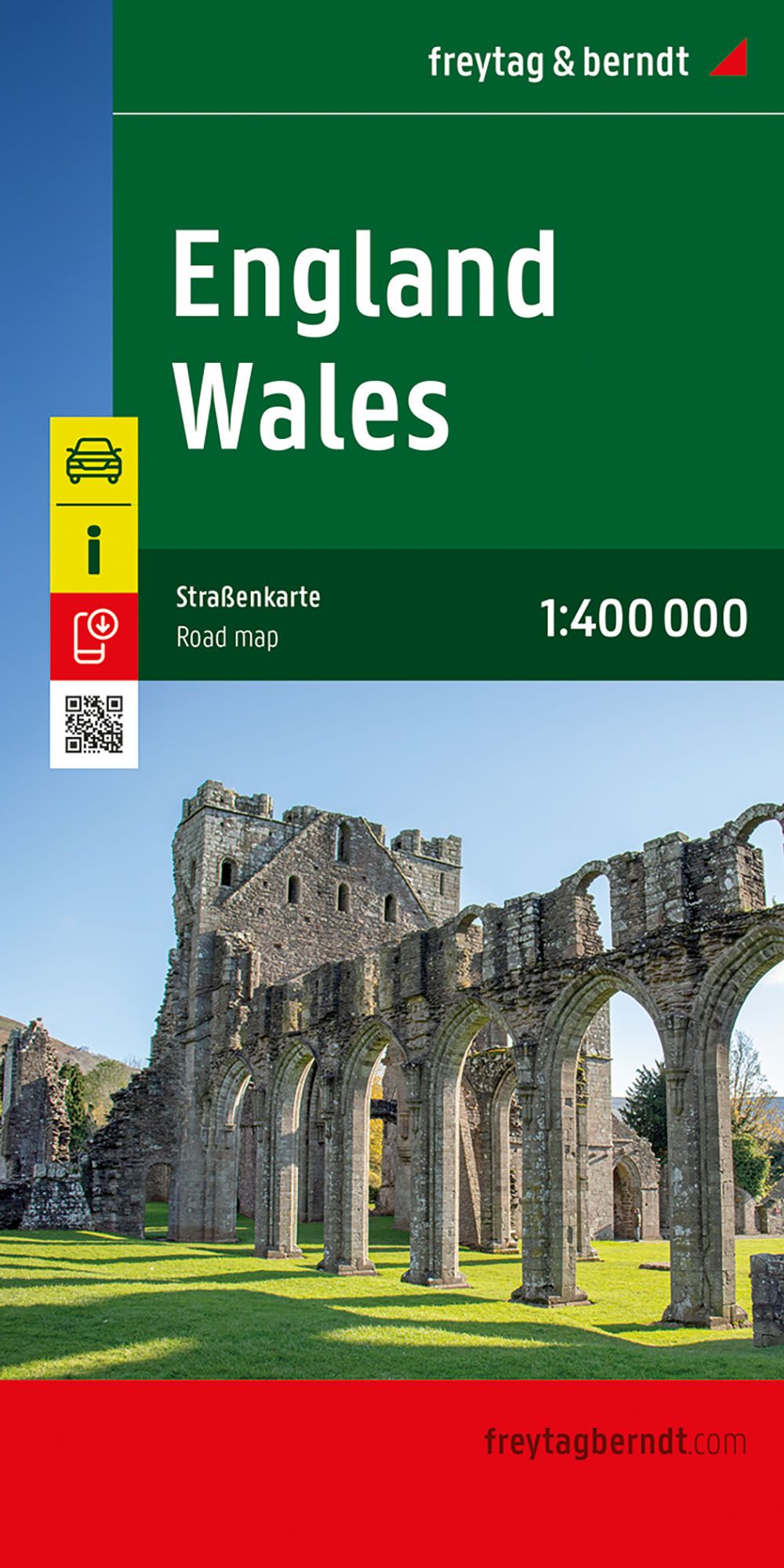 England - Wales 1:400.000 - Freytag & Berndt Straßenkarte