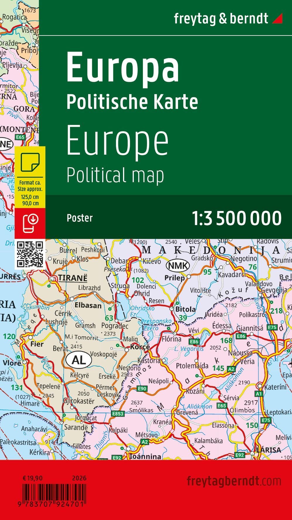 Europa politisch 1:3,5 Mio. (E114A)