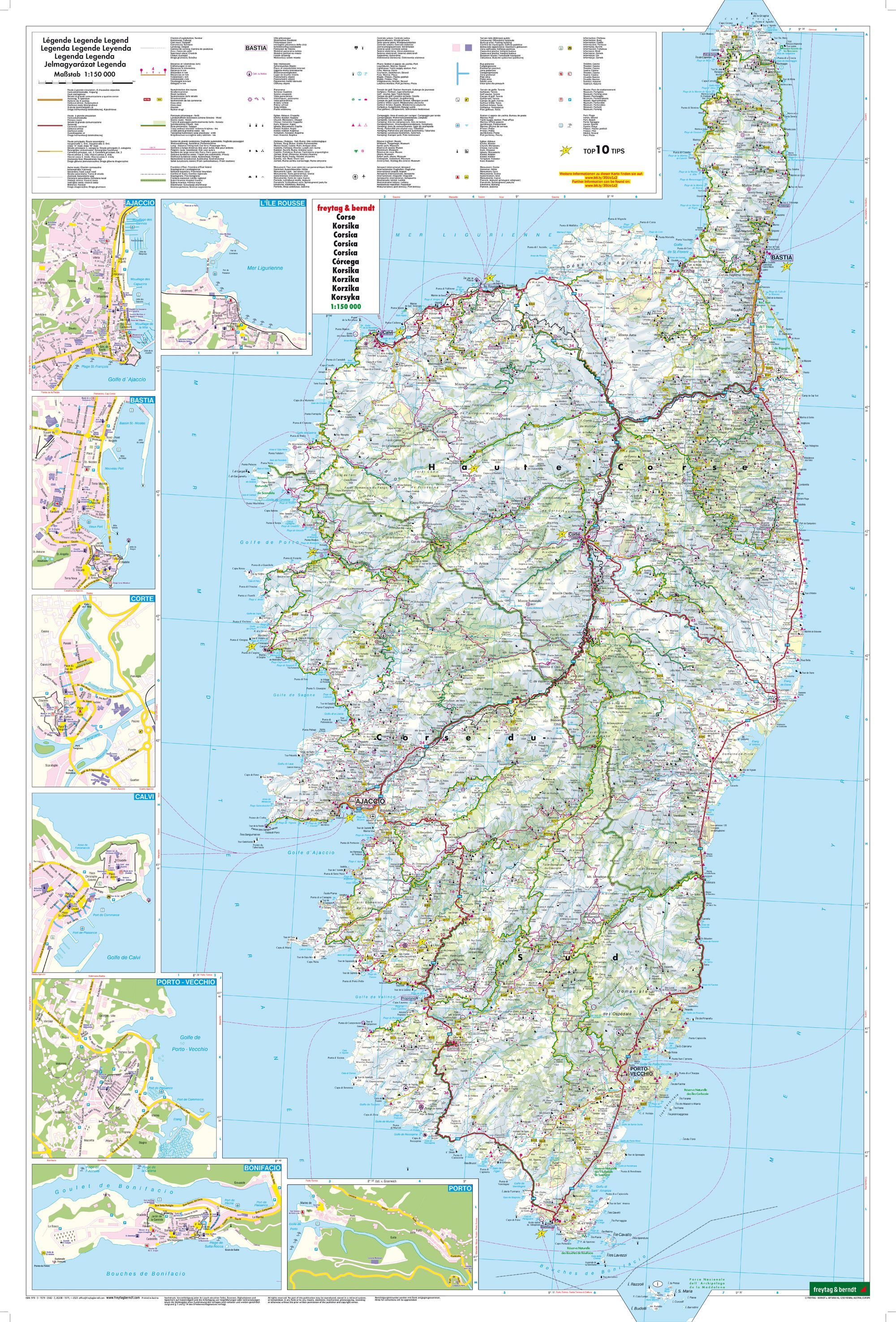 Korsika 1:150.000
