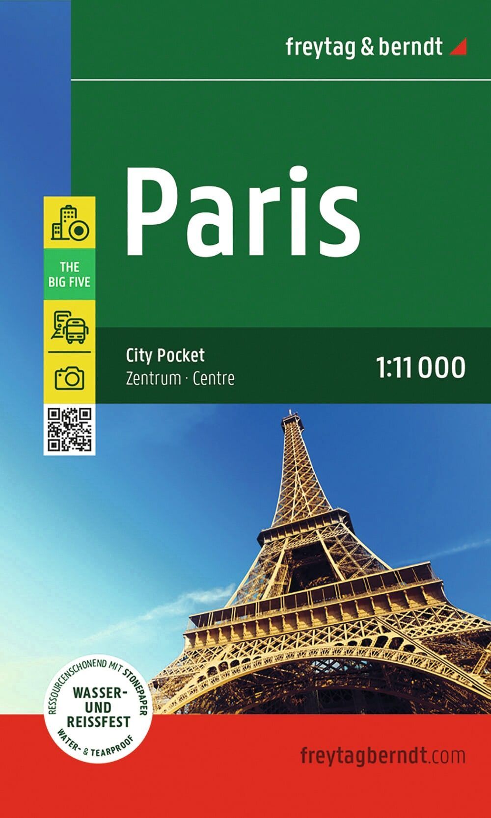 Paris - Pocket-Stadtplan 1:11.000