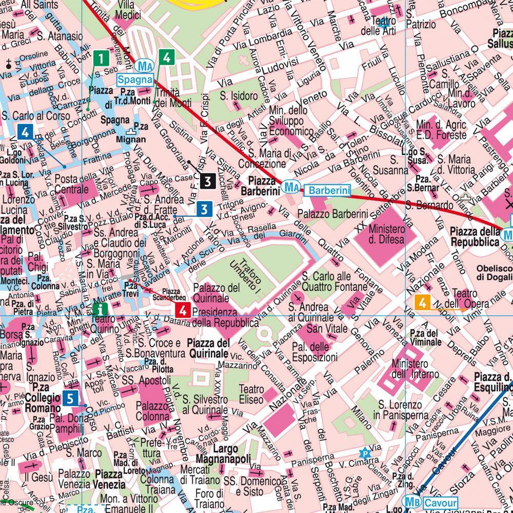 Rom 1:10.000 Cityplan