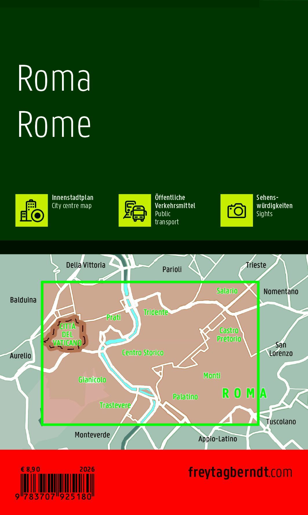 Rom 1:10.000 Cityplan