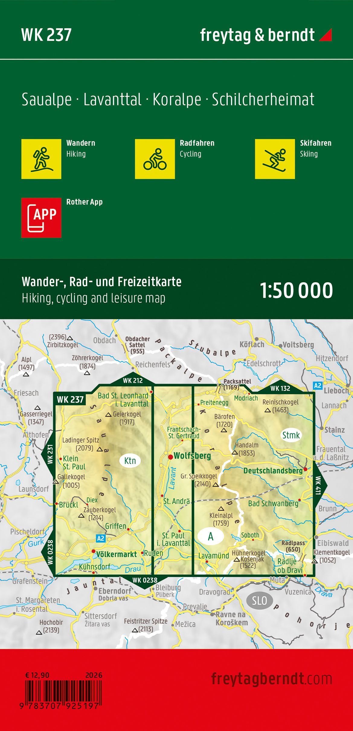 WK 237 Saualpe - Lavanttal 1:50.000