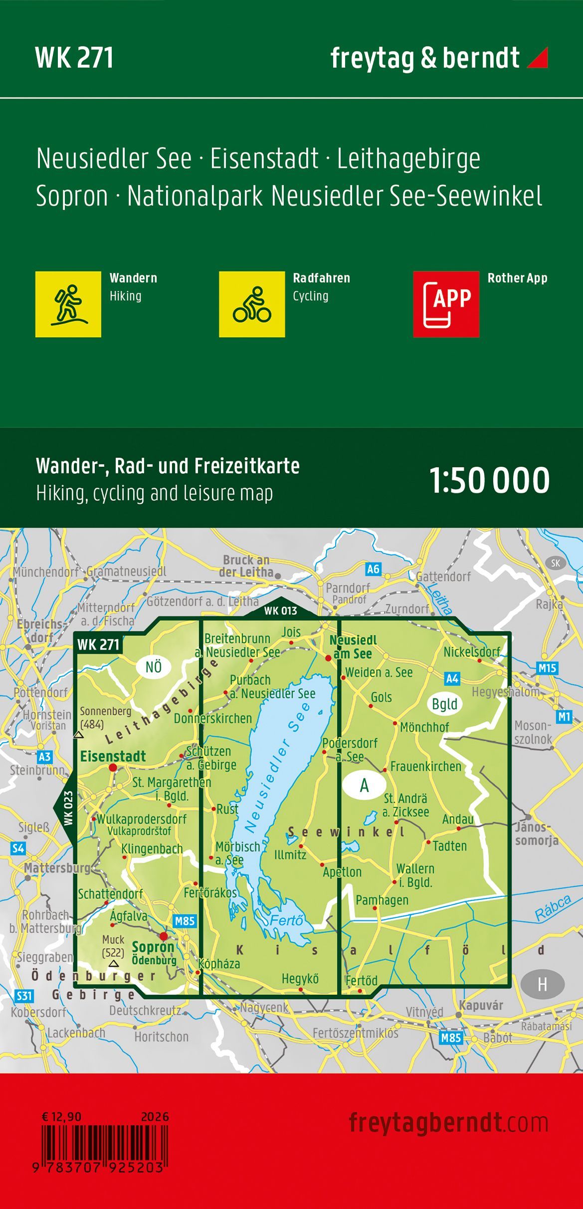 WK 271 Neusiedler See 1:50.000