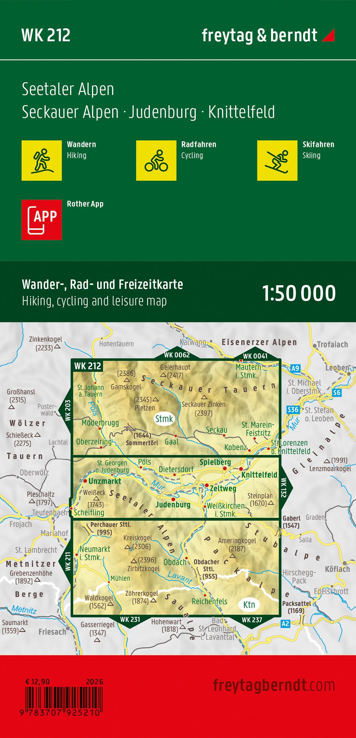 WK 212 Seetaler Alpen 1:50.000