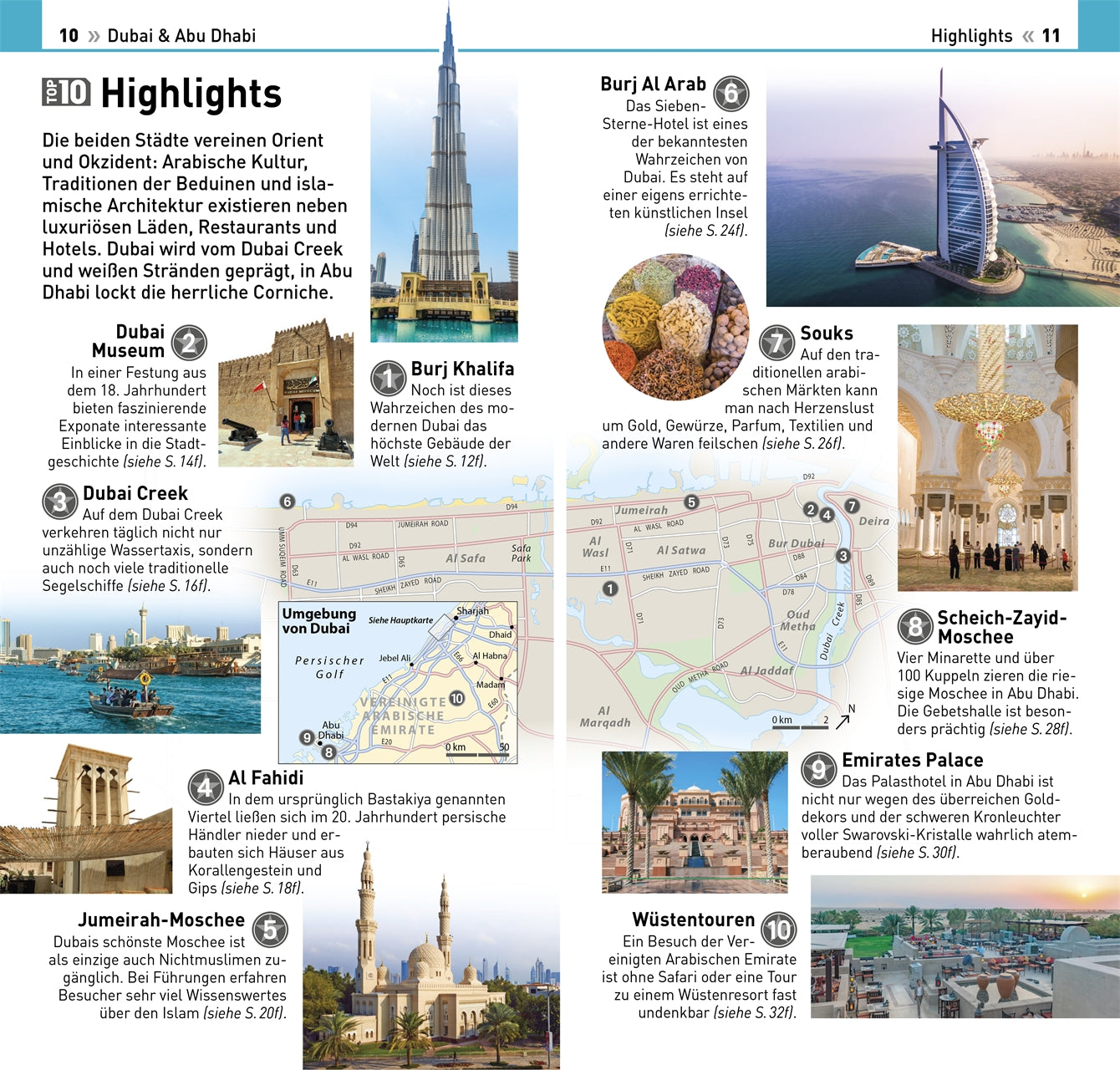 Dubai & Abu Dhabi - TOP 10