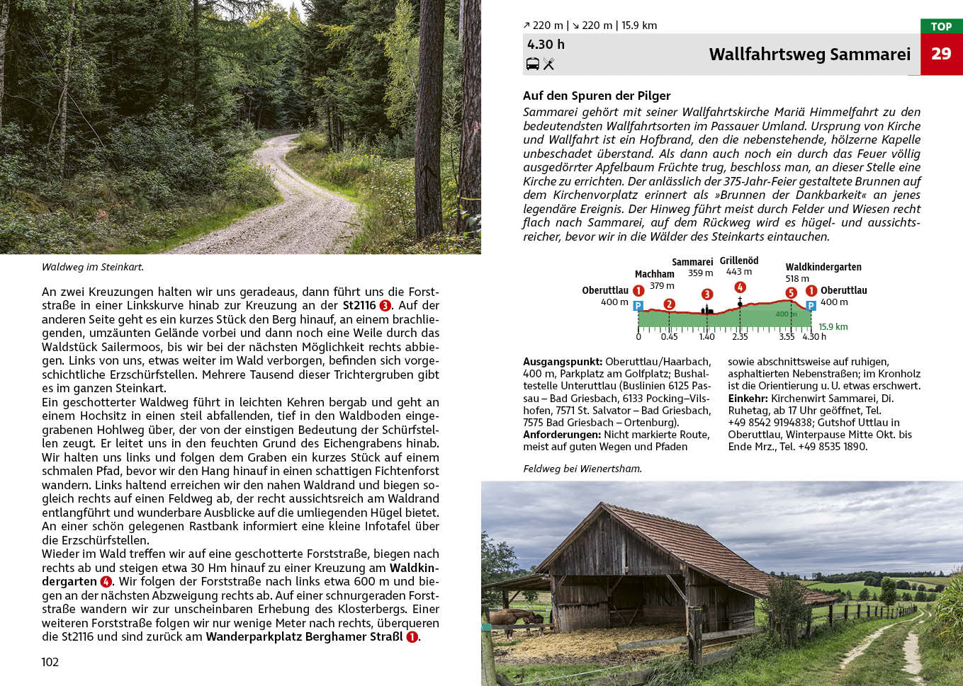 Niederbayerisches Bäderdreieck - Rother Wanderführer