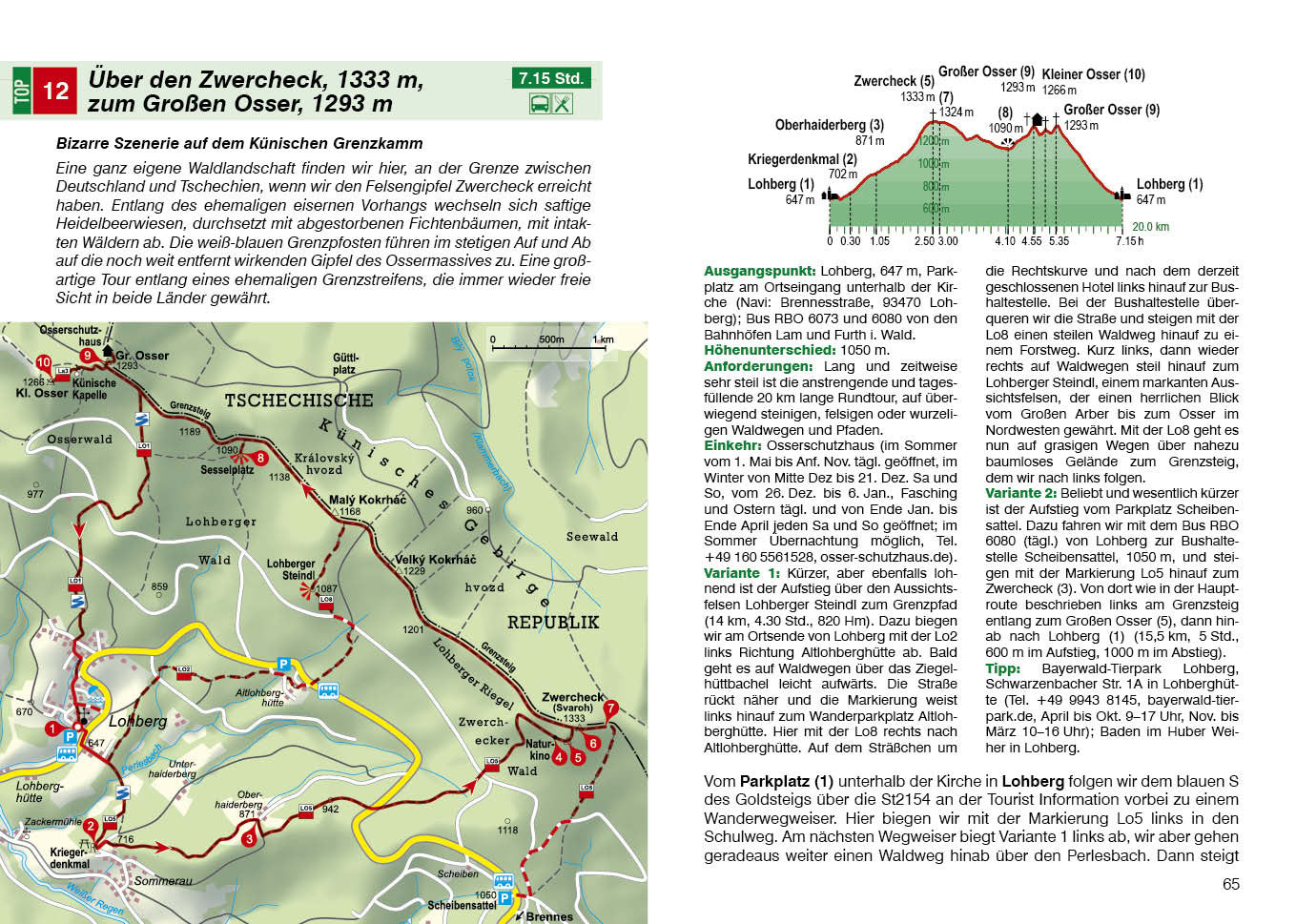 Bayerischer Wald - Rother Wanderführer