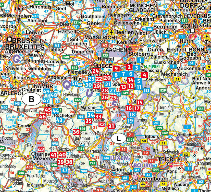 Ardennen - Hohes Venn - Rother Wanderführer