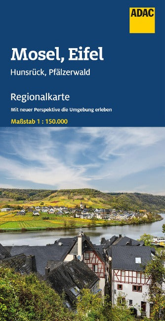 Mosel, Hunsrück, Eifel & Pfälzer Wald 1:150.000 - ADAC Regionalkarte