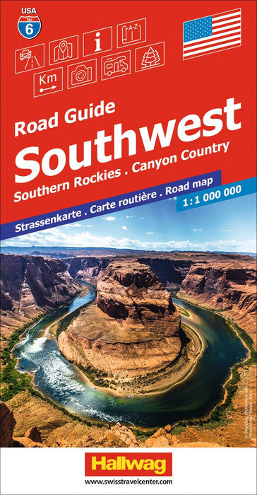 06 USA Southwest 1.000.000 - Hallwag Straßenkarte