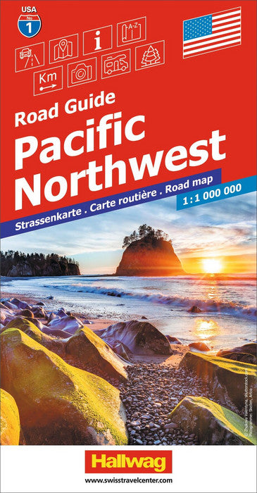 01 USA Pacific Northwest 1:1.000.000 - Hallwag Straßenkarte