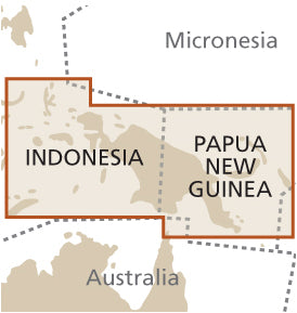 Papua-Neuguinea, Indonesien: West-Papua, Molukken (1:2.000.000) - Reise know-how