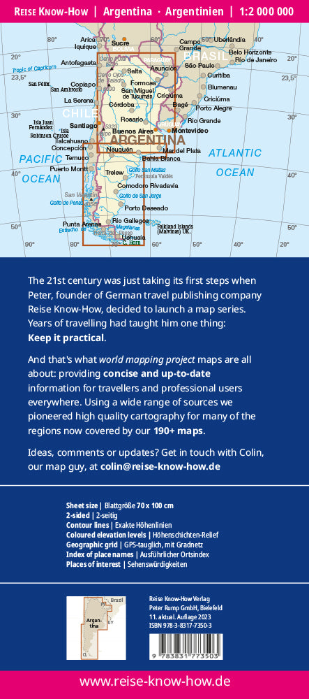 Argentinien 1:2 Mio. - Reise Know-How