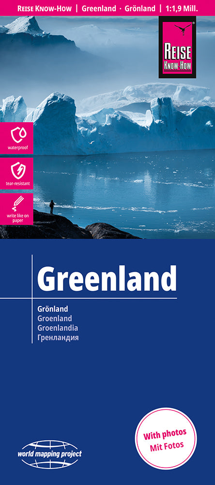 Grönland 1:1.900.000 - Reise Know How Straßenkarte