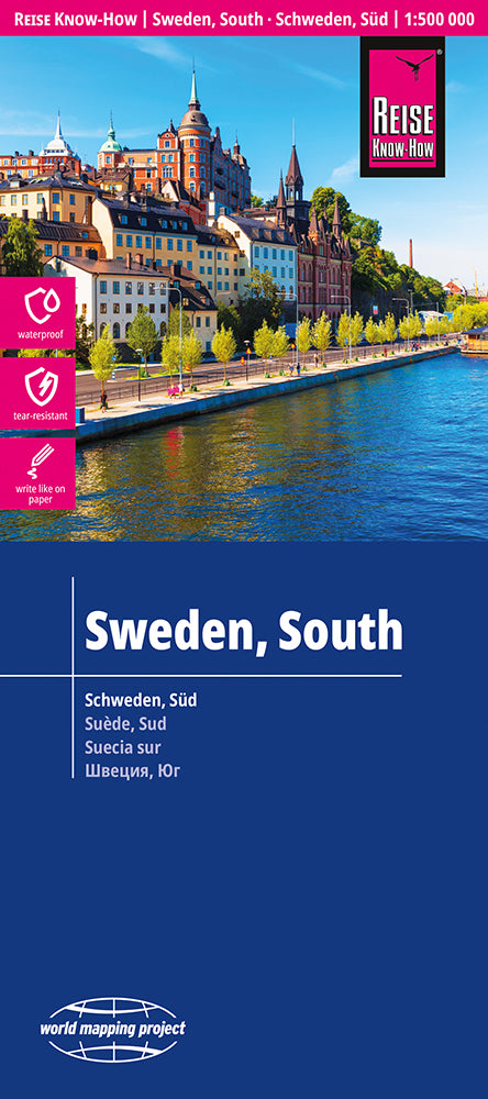 Schweden, Süd 1:500.000 - Reise Know How Straßenkarte