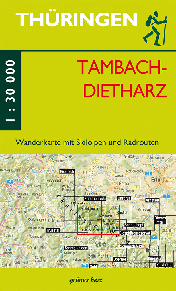 Wanderkarte Tambach-Dietharz - 1:30.000