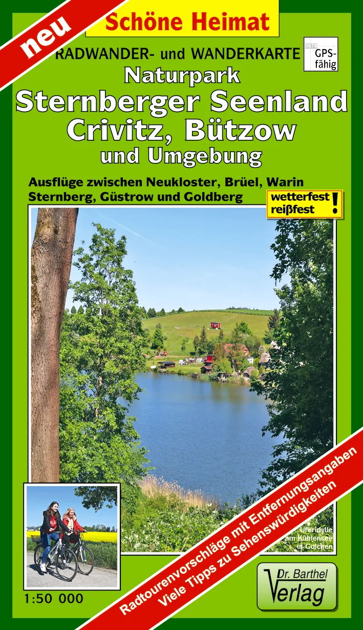 259 Naturpark Sternberger Seenland, Crivitz, Bützow und Umgebung 1:50.000